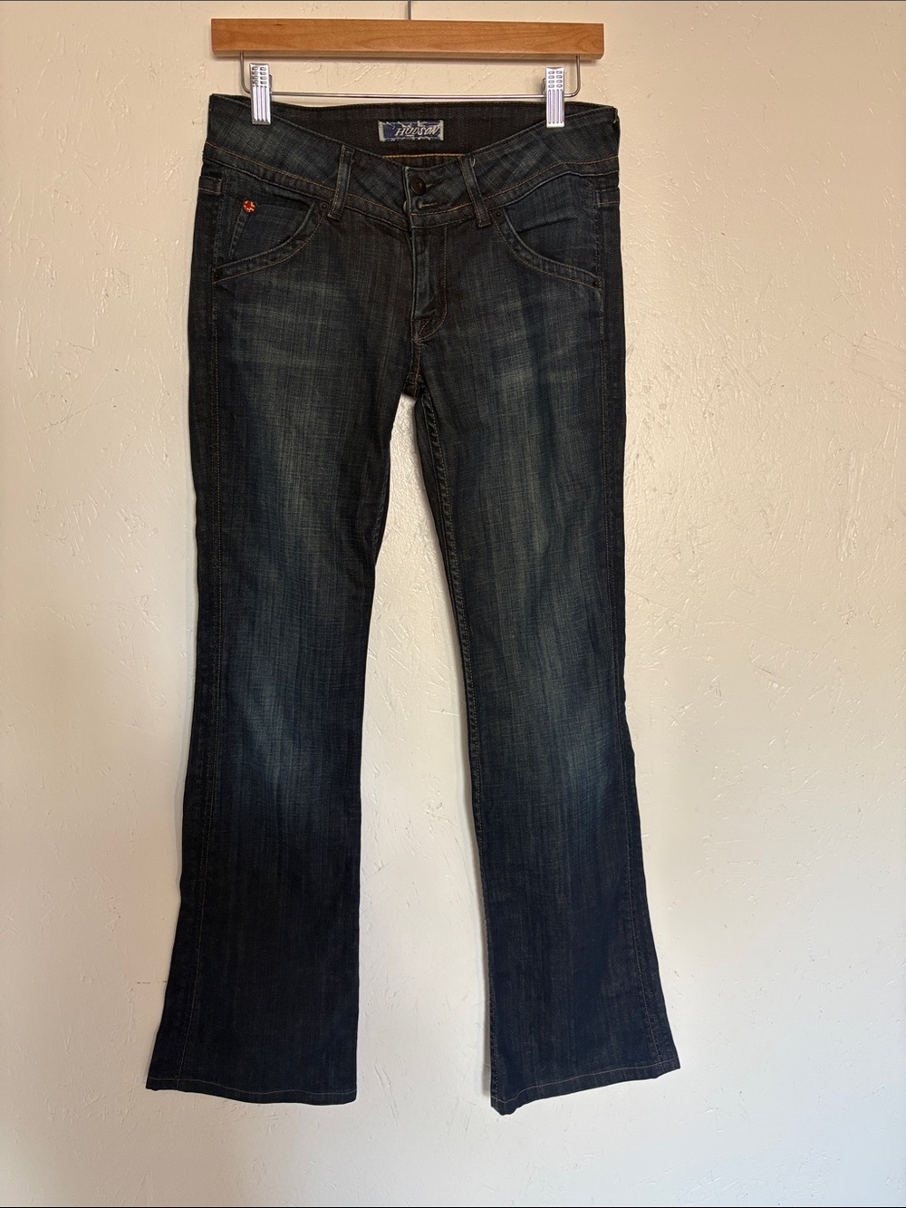 Hudson Jeans Dark Indigo Flare Wide Leg Women's Jeans